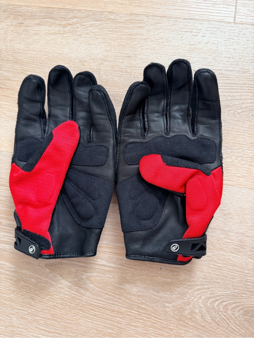 Joe Rocket Phoenix Motorcycle Gloves Red Black Leather Mesh Men’s XL - Picture 2 of 4